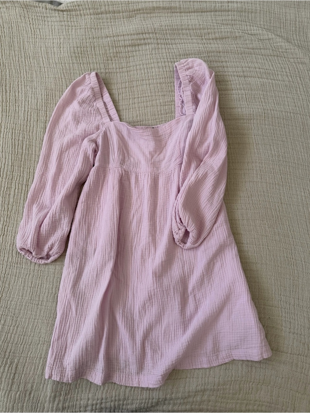 J. Crew Pale pink  Textured Fabric mini dress